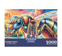 Colorful Ants Puzzle 1000 Pcs Jigsaw Puzzle Challenge Paper Eco-friendly Puzzle for Adults & for Age 12 And Up 38x26cm/1000pcs