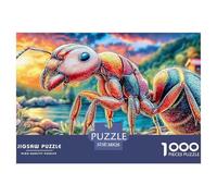 Colorful Ants Puzzle 1000 Piece Impossible Puzzle for Adults, Family Activity & Challenging Toy 38x26cm/1000pcs