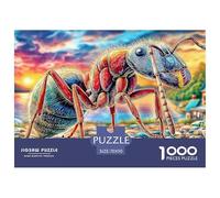 Colorful Ants Puzzle 1000 Piece, Jigsaw Puzzle Challenge Eco-friendly Paper Puzzle for Adults & for Age 12 And Up 70x50cm/1000pcs