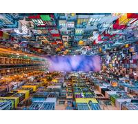 Colorful Apartment Building, Hong Kong