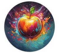 Colorful Apple Impossible Jigsaw Puzzles for Adults Adult Jigsaw Puzzles 1000 Pieces Erfect for Home Decor,Birthdays,Holidays,and Gifts 67.5x67.5cm