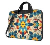 Colorful Arabic Editable File Yellow Laptop Bag 13-15.6Inch, 360° Protective Laptop Sleeve Case Shockproof Messenger Shoulder Bag Waterproof Computer Case Carrying Cover Briefcases for Men Women