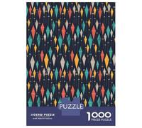 Colorful Arrow Pattern 1000 Piece Jigsaw Puzzle Paper for Adults Modern Design Focus 70x50cm/1000pcs