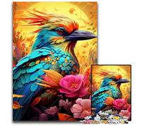 Colorful Art Bird 1000 Pieces Puzzle Gifts Jigsaw Puzzles for Adults Family Activity, DIY Home Decor, 50x75CM/19.68x29.52inch