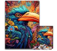 Colorful Art Bird 1000Pc Adults Jigsaw Puzzle cardboard Puzzles Challenging Brain Teaser for Teenagers, Family Game Night Fun 26X38CM/10.23x14.96inch