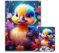 Colorful Art Duck Jigsaw Puzzles for Adults 1000 Piece cardboard Jigsaw Brain Challenge, for Teenagers & Home Decor 26X38CM/10.23x14.96inch