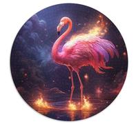 Colorful Art Flamingo Jigsaw Puzzles for Adults, 1000 Piece Challenging Puzzles Family Fun Craft, Perfect for Birthdays, Holidays 67.5x67.5cm