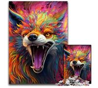 Colorful Art Fox 1000Pc Adults Jigsaw Puzzle Jigsaw Puzzles Relaxing Entertainment, Home Decor 26X38CM/10.23x14.96inch