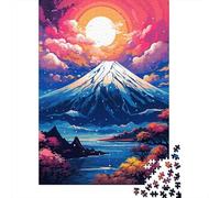 Colorful Art Japan Mount Fuji Jigsaw Puzzles for Adults 500 Piece Jigsaw Puzzles for Adults Puzzle 500 Pieces Jigsaws Gifts 500pcs (52x38cm)