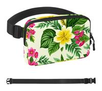 Colorful Art Leaves-1632 Unisex Style Fanny Pack: Fashion Waist Packs, Crossbody Bags Sport Slim Fashionable for Jogging Hiking Hiker Woman Man, Multicolor, 1.5x9.0x5.9in/4x23x15cm