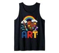 Colorful Art Palette Painter Rainbow Tee Tank Top