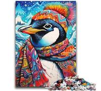 Colorful Art Penguin 2000 Piece Jigsaw Puzzle for Adults And Teenagers,for Educational Game Challenge Toy for Is Ideal As A Gift for The Whole Family (70X100cm)