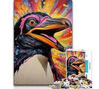 Colorful Art Penguin 2000 Piece Jigsaw Puzzle for Adults Teens,Decompressing Intellectual Educational Toy Perfect Decoration 70x100cm