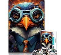 Colorful Art Penguin 2000 Piece Jigsaw Puzzles,Educational Game Challenge Toy Wall Decoration Unique Birthday And Xmas Gifts 70x100cm