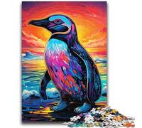 Colorful Art Penguin 2000 Pieces Jigsaw Puzzles For Teens And Adults,Challenging Game Gifts for Is Ideal As A Gift for The Whole Family (70X100cm)