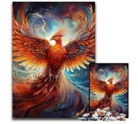 Colorful Art Phoenix 1000Pc Adults Jigsaw Puzzle cardboard Jigsaw Puzzles for Adults Educational Brain Teaser, Artistic Home & Office Decor, 14+ Age 26X38CM/10.23x14.96inch