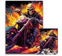 Colorful Art Skull 1000 Piece Jigsaw Puzzles for Adults Difficult Puzzles for Adults Ideal And Home Decor 50x75CM/19.68x29.52inch