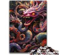 Colorful Art Snake 2000 Piece Jigsaw Puzzles for Teenagers Gifts,Educational Game Challenge Toy Wall Decoration Unique Birthday And Xmas Gifts (70X100cm)