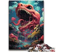 Colorful Art Snake Adult Jigsaw Puzzles 1000 Pieces,Family Game Stress Reliever Difficult Challenge Artists Collection,Fine Art (50x75cm)