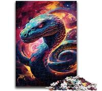 Colorful Art Snake Jigsaw Puzzles for Adults 1000,Challenging To Complete But Fun And Humorous Unique Home Decor And Gifts (38x26cm)