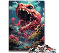 Colorful Art Snake JigsawPuzzle 1000 Pieces for Adults,Decompressing Intellectual Educational Toy Birthday Present,Gifts,Wall Art (38x26cm)