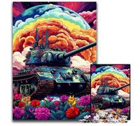 Colorful Art Tank 1000 Piece Jigsaw Puzzles for Adults cardboard Jigsaw Relaxing Entertainment, Home Decor 26X38CM/10.23x14.96inch