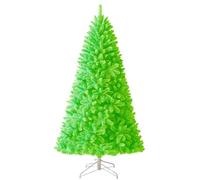 Colorful Artificial Christmas Tree, Eco-friendly PVC Material, Realistic Holiday Party Decoration, Easy Installation(Green-2.4m/8ft)