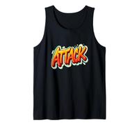 Colorful Attack Look Tank Top