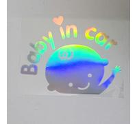Colorful 'Baby On Board' Car Stickers - Boy Sign, Removable Safety Notice Board, Cute Car Window Stickers