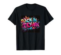 Colorful Back in Town Speech for Boys and Girls T-Shirt