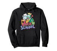 Colorful Back to School Doodle Art Pullover Hoodie