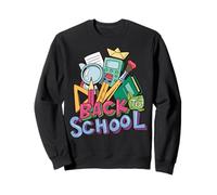 Colorful Back to School Doodle Art Sweatshirt