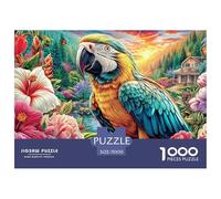 Colorful Bald Eagle 1000 Piece Jigsaw Puzzle for Family - Fun Challenge for Adults & Kids, A Great Gift And Interactive Home Decor Project 70x50cm/1000pcs