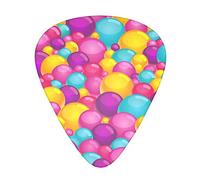 Colorful balloon candy 12-Pack Guitar Picks, Includes Thin, Medium & Heavy Gauges 3 Sizes for Guitar Electric Acoustic Picks
