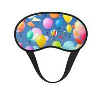 Colorful Balloons Blackout Sleep Mask for Comfort Soft Indoor Outdoor Camping Travel Shift Change