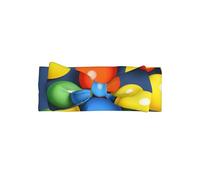 Colorful balls Baby Bow Headband, Soft Stretchy Hair Band for Newborns and Infants, Cute Bow Knot Headwear for Parties and Gifting