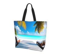 Colorful Balls Printed tote bag, shoulder bag, suitable for travel, beach, and everyday shopping., Maldives Holidays, One Size