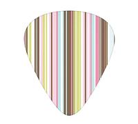 Colorful Barcode Guitar Picks 12 Pack Universal ABS Guitar Picks,Colorful Barcode Pattern Abstract Illustration Modern Art Inspirations,for Acoustic and Electric Guitar