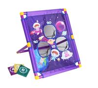 Colorful Bean Bag - Kids Cornhole, Educational Toss Game, Fun Bean Bag Play with Bright Colors, Activity for Hand-Eye Coordination, Indoor Outdoor Game for Boys Girls Learning