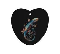 Colorful Bearded Dragon Car Air Freshener Aromatherapy Tablets Hanging Scented Cards for Rooms Bathrooms Wardrobe Love form