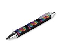 Colorful Bearded Dragon Retractable Ballpoint Pen Black Ink Ball Point Pen Work Pens 1 PCS