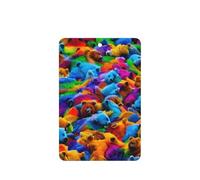 Colorful Bears Printing 10 Pcs Car Air Freshener Hanging Sheets Scented Hanging Sheets With Rope For Home