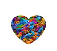Colorful Bears Printing 10 Pcs Car Air Freshener Hanging Sheets Scented Hanging Sheets With Rope For Home