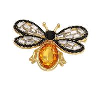 Colorful Bee Crystal Brooch Pin for Women Jewelry, M, Crystal, no gemstone