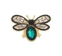 Colorful Bee Crystal Brooch Pin for Women Jewelry, M, Crystal, no gemstone