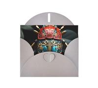 Colorful Beetle Greeting Card with Gray Envelope Holidays Birthdays Weddings Anniversaries Write Unique Blessings