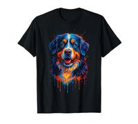 Colorful Bernese Mountain Dog T-Shirt