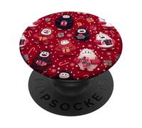 Colorful Bigfoot Funny Pattern with Box Gifts Christmas PopSockets Adhesive PopGrip