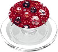 Colorful Bigfoot Funny Pattern with Box Gifts Christmas PopSockets PopGrip for MagSafe