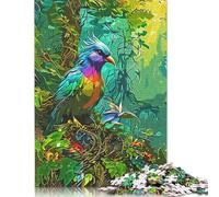 Colorful Bird of Paradise 1000 Pieces Jigsaw Puzzles for Adults- Impossible Puzzle - Puzzles Brain Challenge Puzzle for Kids 38x26cm/1000pcs